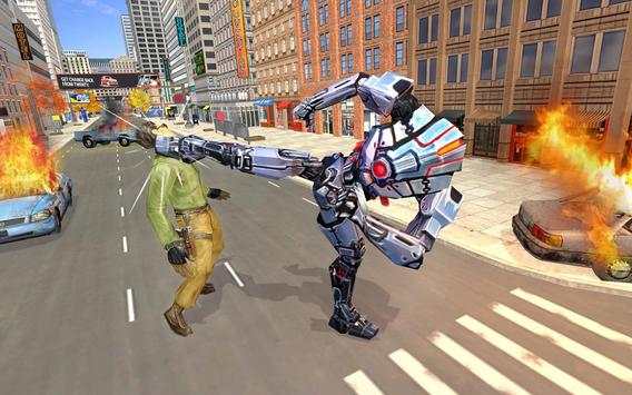 Robot Crime City Gangster Simulator स्क्रीनशॉट 11