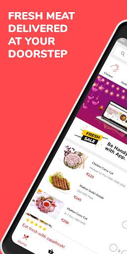Raw Chicken, Mutton, SeaFood, Meat Ordering App screenshot 1