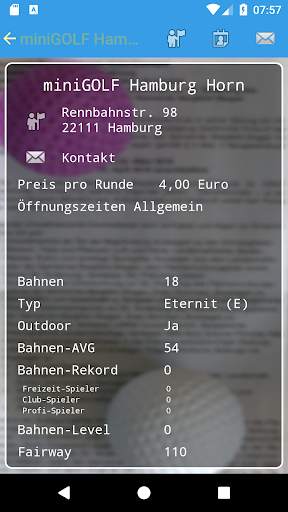 mini GOLF Hamburg Horn - APP screenshot 8