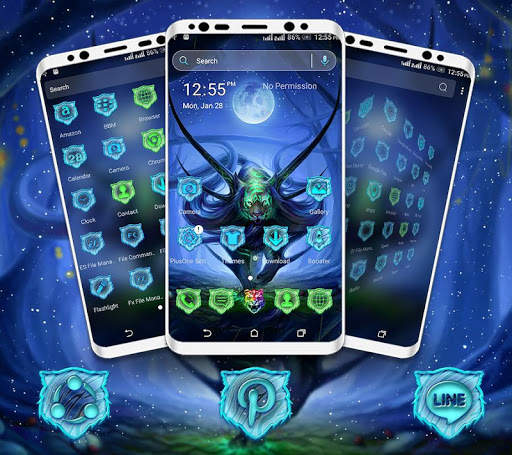 Moon Tiger Launcher Theme screenshot 2