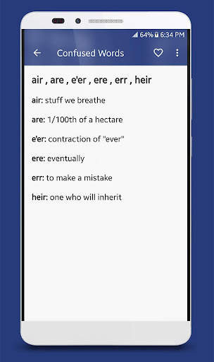 English Confused Words скриншот 2