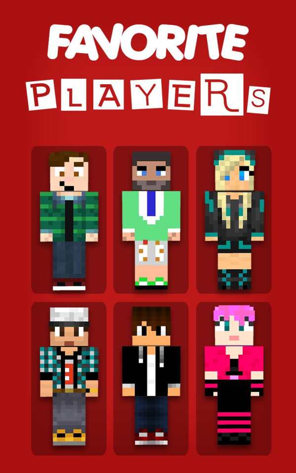 Skins Youtubers for MCPE screenshot 3