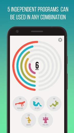 6 Weeks Workouts Challenge Free screenshot 1