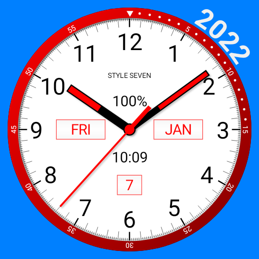 Color Analog Clock-7 icon