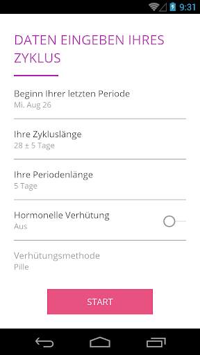 Ovu Menstruationstracker screenshot 8