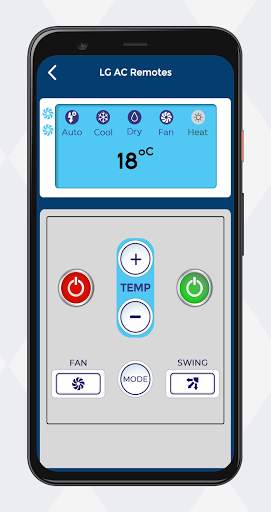 Remote Control for LG Ac screenshot 2