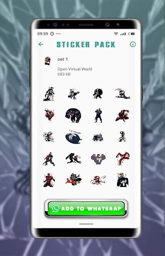 Venom Stickers screenshot 6