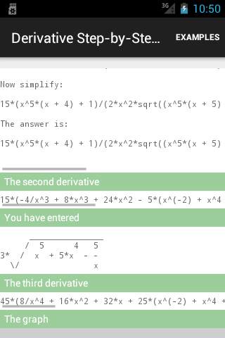 OLD Derivative Calc [see new in description below] скриншот 5