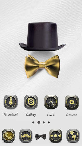 Gentleman Go Launcher Theme screenshot 2