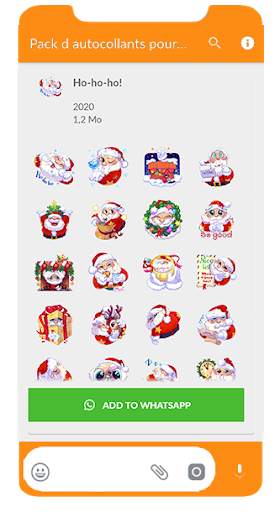 🎄New Year Christmas Stickers for Whatsapp 2020🎄 screenshot 2