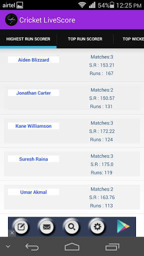 World Cup Livescore Cricket screenshot 2