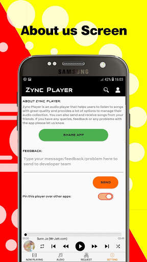 Zync Player - Best mp3 music Player screenshot 7