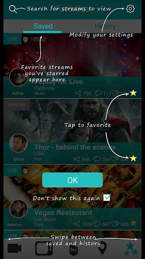uPeek - LIVE Stream Video screenshot 11