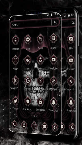 Devil Dark Skull Theme screenshot 2