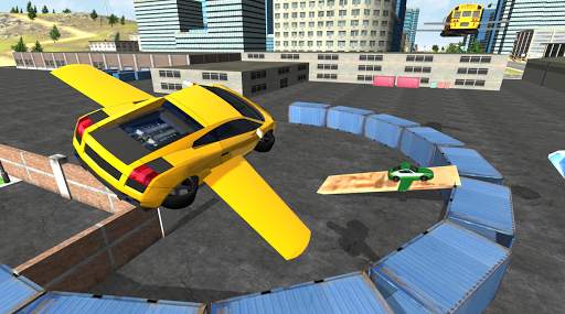Flying Car City 3D स्क्रीनशॉट 2