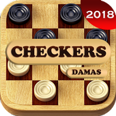 Checkers 2 Player game 2018 icon
