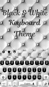 Simple Black And White Keyboard Theme screenshot 6