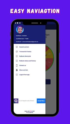 Spin and Win Diamonds - Redeem Code, Earn Money💎 स्क्रीनशॉट 2