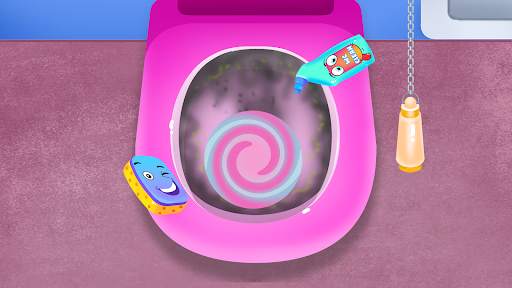 Baby Boy Modern Train Clean Up screenshot 2