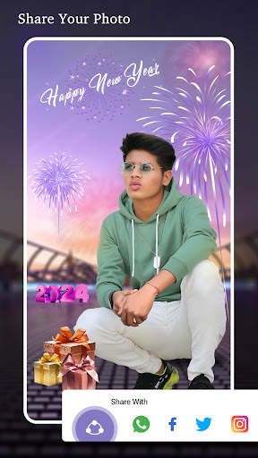 Happy NewYear Photo Editor2024 screenshot 2