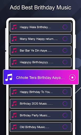 Birthday Video Maker with Song : Photo Slideshow screenshot 5