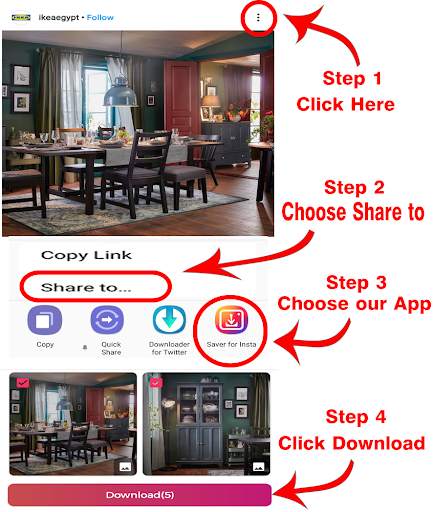 Saver for instagram - Videos, Images , Story screenshot 1