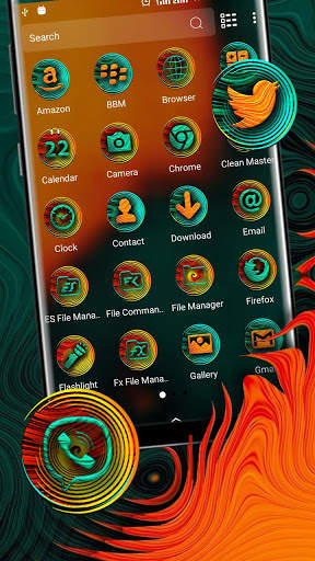 Color Liquid Launcher Theme screenshot 2