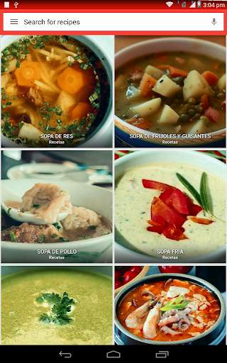 Recetas de sopa screenshot 6