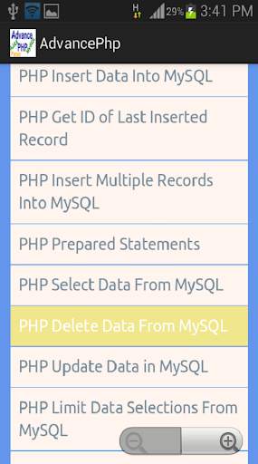 Advance Php/AJAX W3school screenshot 2