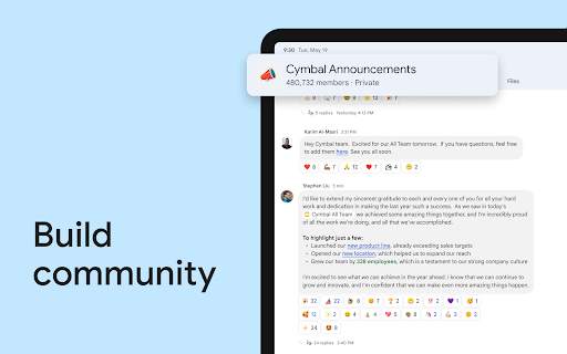 Google Chat screenshot 12