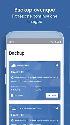 Acronis True Image: Mobile screenshot 1