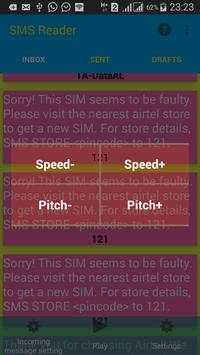 Incoming SMS Reader 3 تصوير الشاشة