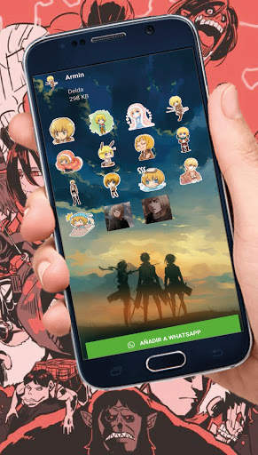 SNK Attack on Titan Stickers for WSP screenshot 2