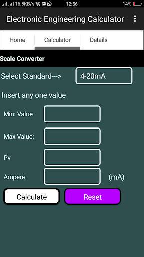Electronic Engineering Calculator 2 تصوير الشاشة