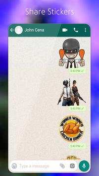 PUB-G Stickers for WhatsApp screenshot 4