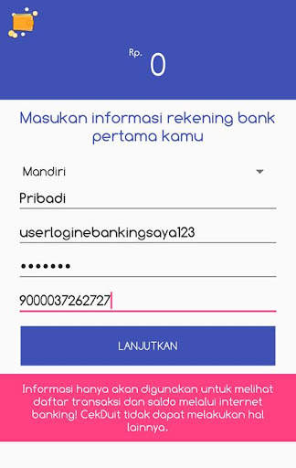 Cek Duit screenshot 7