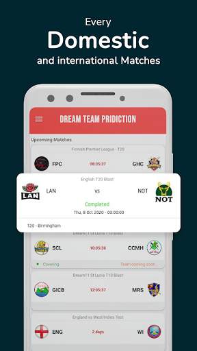 Dream Team11 -Fantasy Cricket Team Prediction Tips screenshot 1