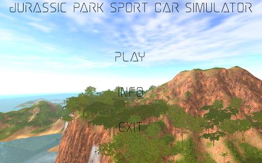 Dinosaur Park Sport Car Simulator screenshot 2