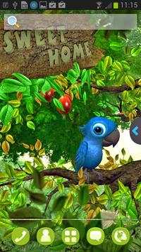 UR 3D Cute Jungle Birds HD screenshot 4