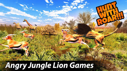 Wild Lion Games 2021: Angry Jungle Lion Games 3D screenshot 7