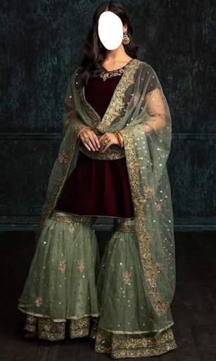 Women Sharara Photo Suit screenshot 24