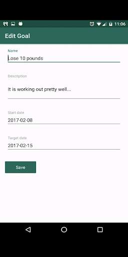 Goals Reminder screenshot 3