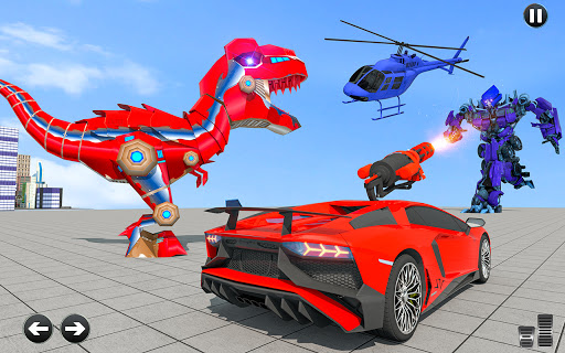 Dino Robot Car Transform Simulator screenshot 5