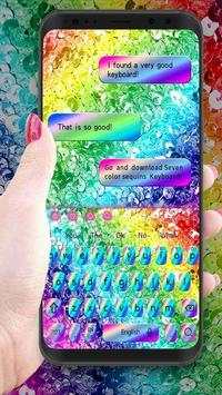 Rainbow Sequins Keyboard screenshot 1