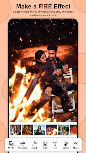 Fire Effect Video Maker screenshot 1