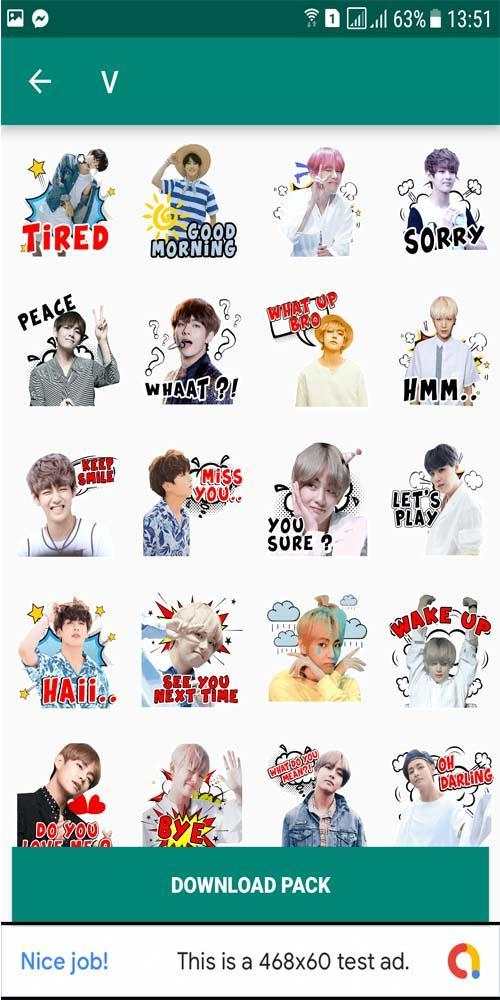 BTS WA Sticker Bangtan Boys screenshot 7