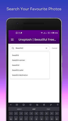 Unsplash Web - Free Wallpapers for Android скриншот 4