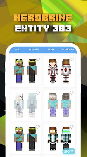 Herobrine Skins screenshot 1