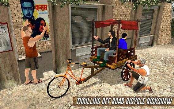 Off Road Cycle Rickshaw Driving Simulator screenshot 4