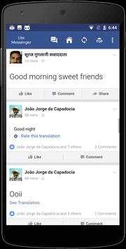 Lite Messenger screenshot 1
